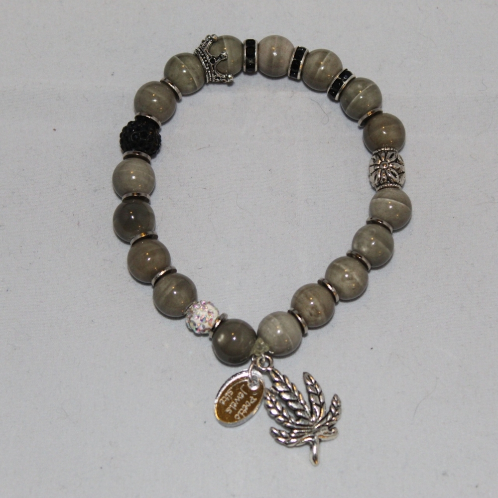 Grey Gemstone bracelet